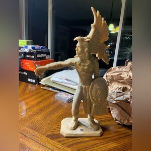 Eagle Warrior Statue in Tan